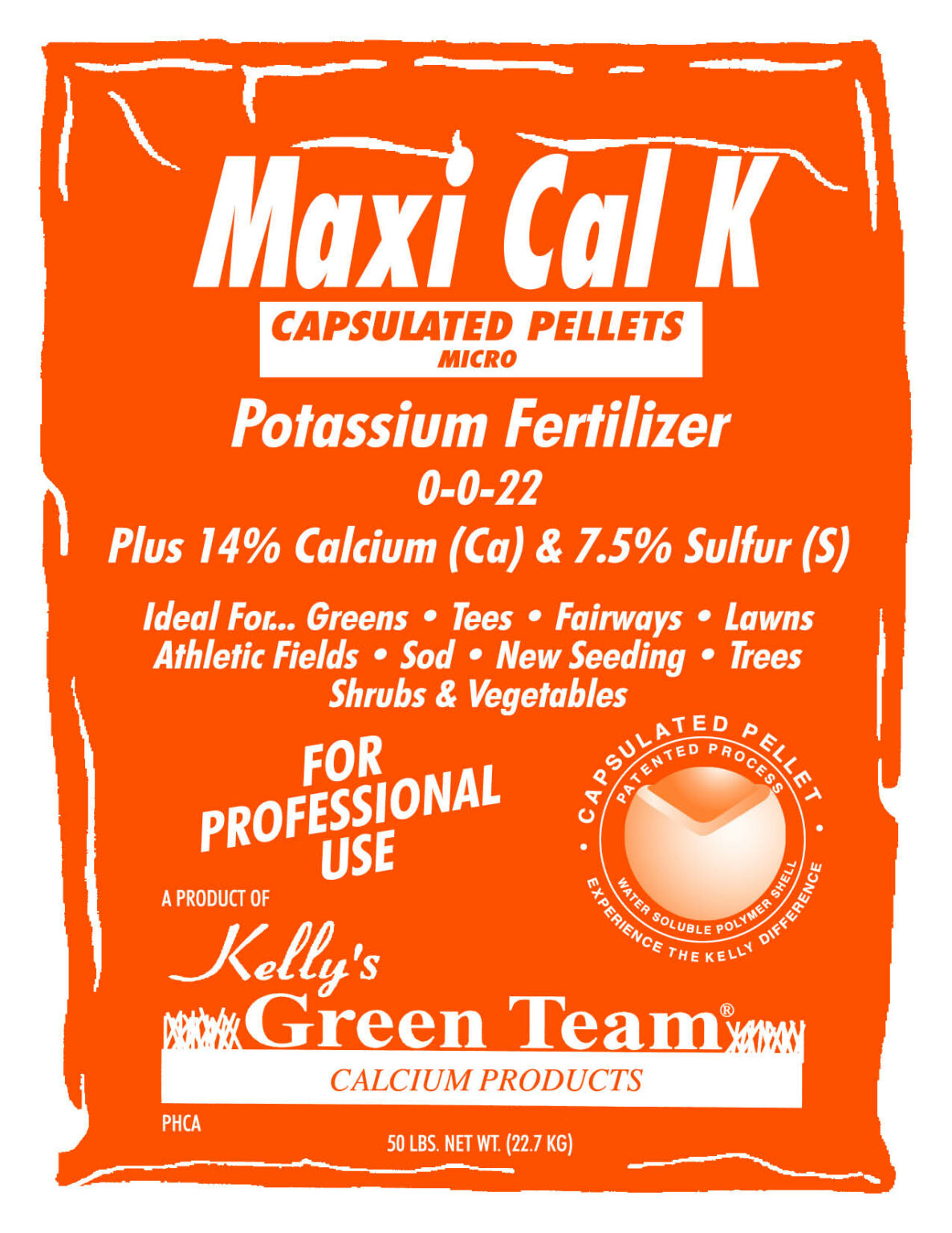 Kelly Limestone Calcium Products and Capsulated Pellets » Maxi Cal K Capsulated™ Pellets