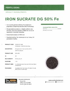 Iron Sucrate DG 50% Fe